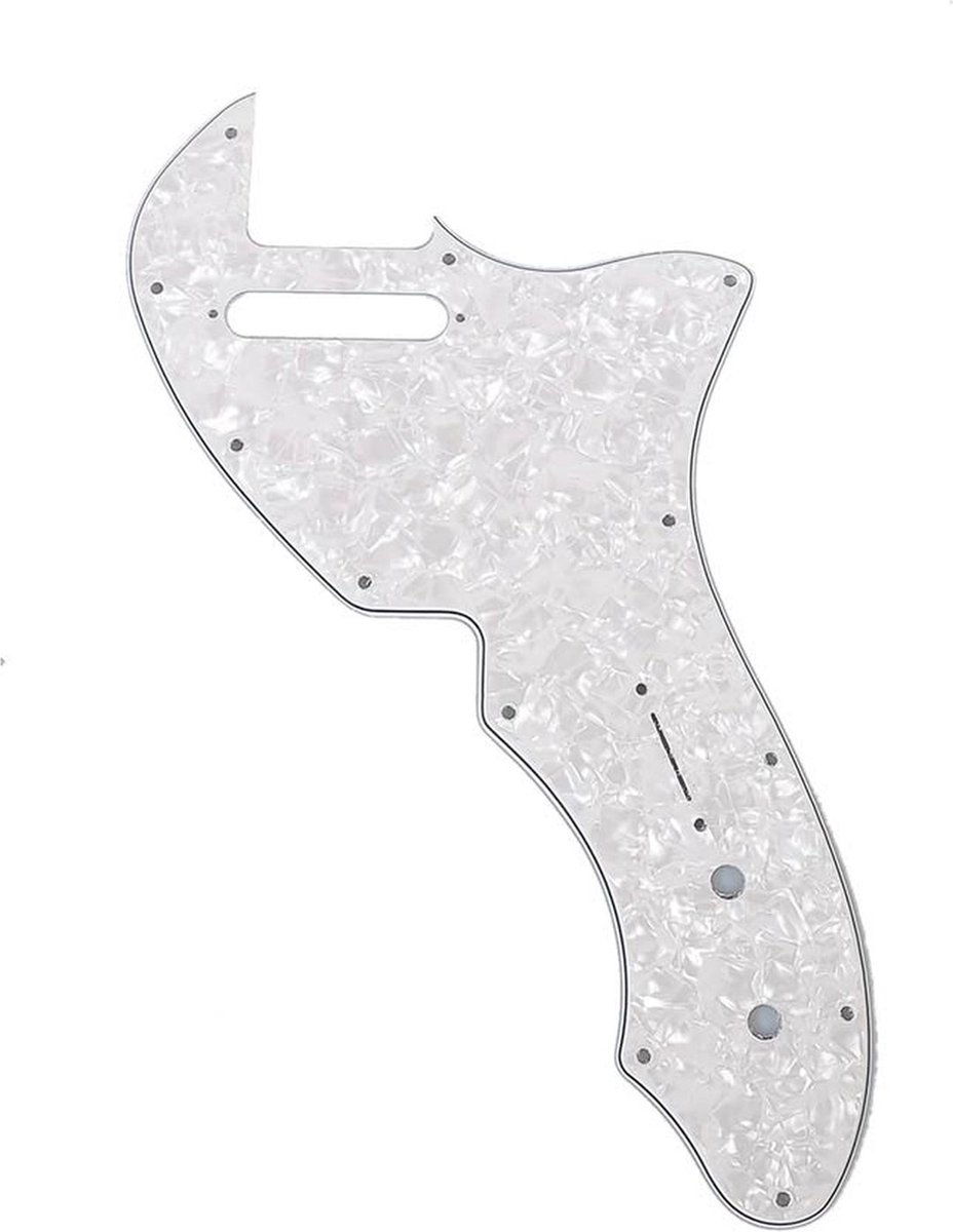 Fender 58678002 pickguard '69 Telecaster® Thinline, 4-ply, white pearl