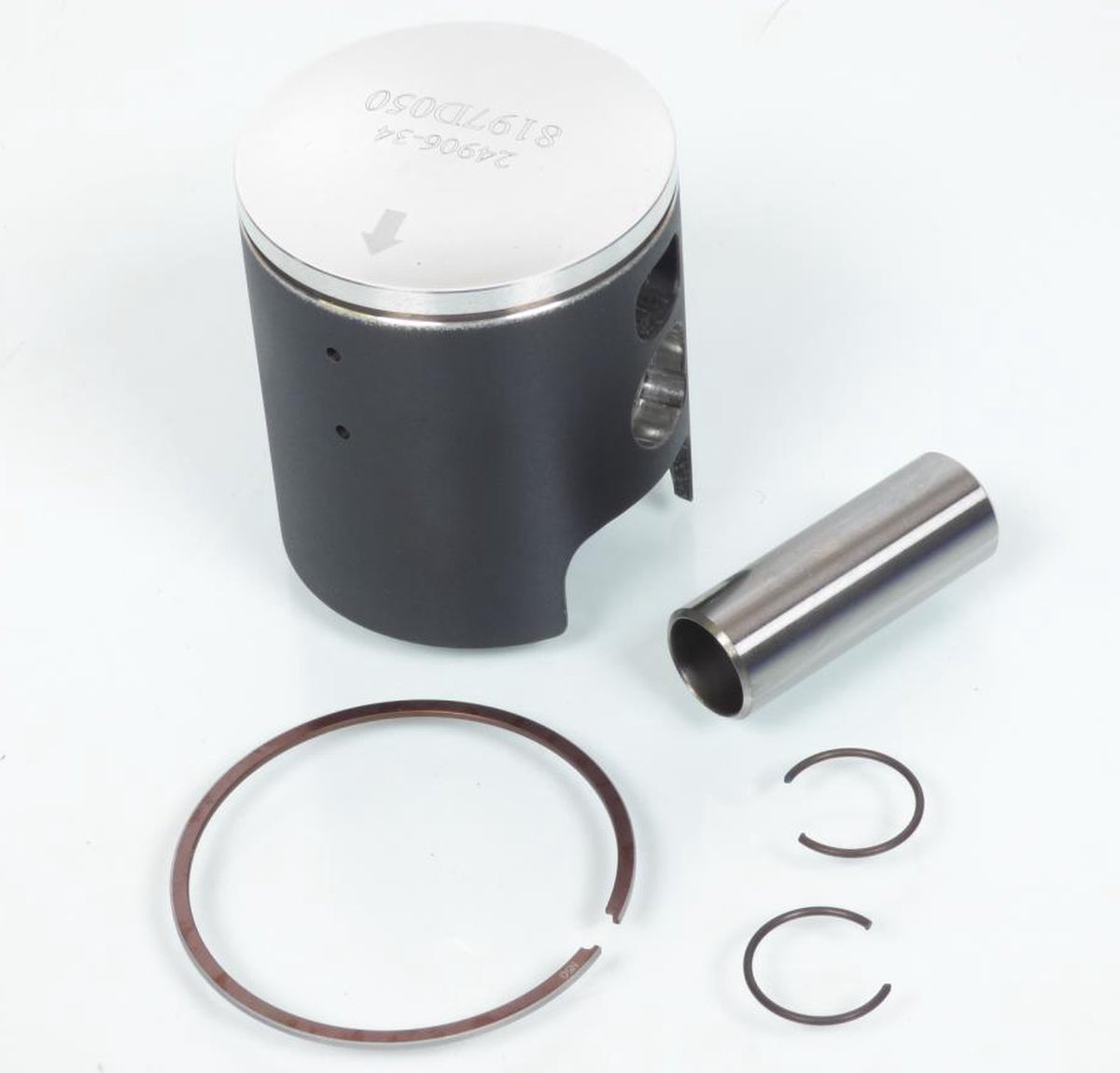 wossner zuiger Ø48.50 overcote +0.50 voor kawasaki 80 kx motor 1988 tot 2000 82cc us rating