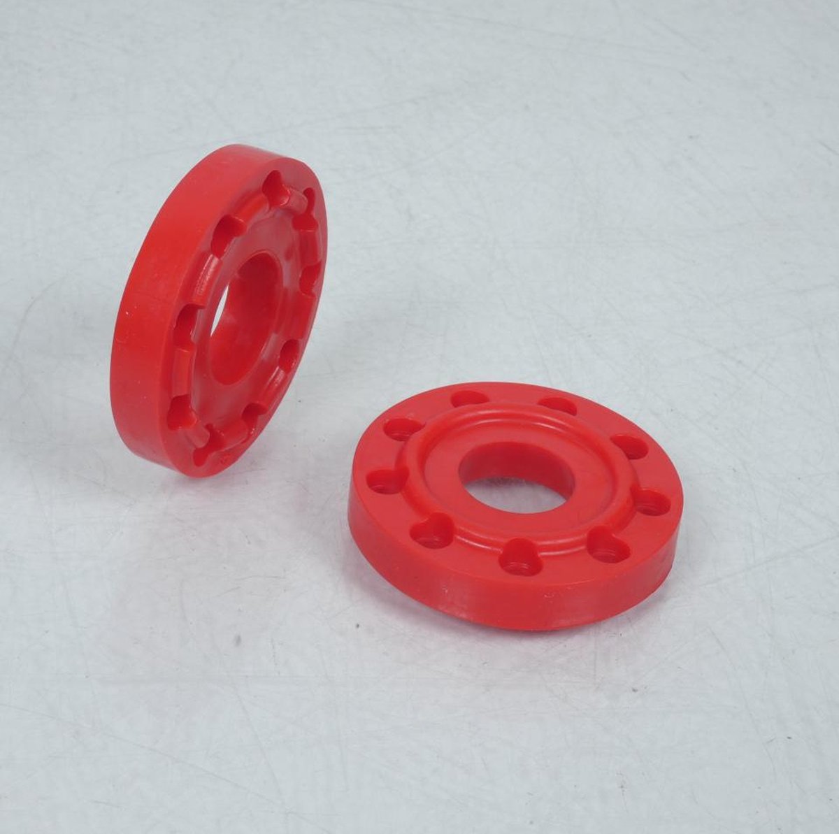 Paire Insert tampon pare carter Lightech pour moto Yamaha 600 YZF R6 2017 à 2021 RSTE101ROS Rouge Paire Neuf Rood