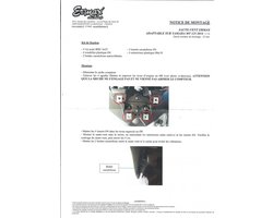 Windgeleider Ermax voor motor Yamaha 125 MT 2014 tot 2019 030281123 blauw satijn Nieuw