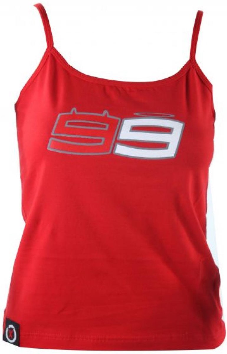 Débardeur Femme rouge Xl Lorenzo 99 MotoGP pour moto cadeau motarde Neuf