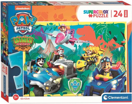 Clementoni puzzel PAW Patrol - Maxi legpuzzel karton 24 stukjes. | bol