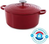 BK Bourgogne stoofpan Ø 28 cm - rood - gietijzer - inductie