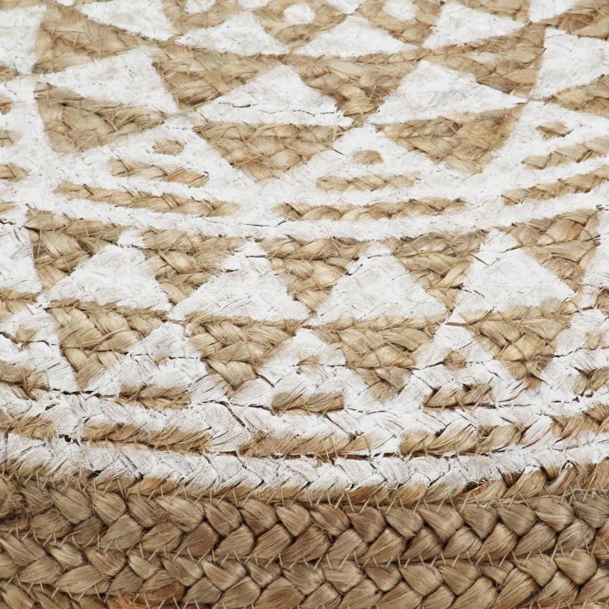 Poef macramé handgemaakt 45x30 cm katoen kopen