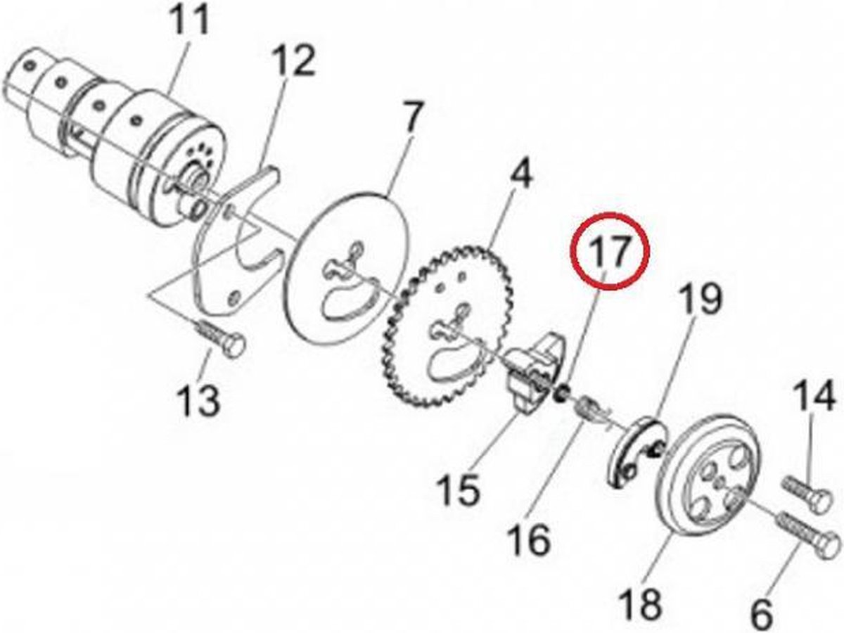 originele motorafdichting voor aprilia 250 atlantic scooter 2004 tot 2009 487833 nieuw