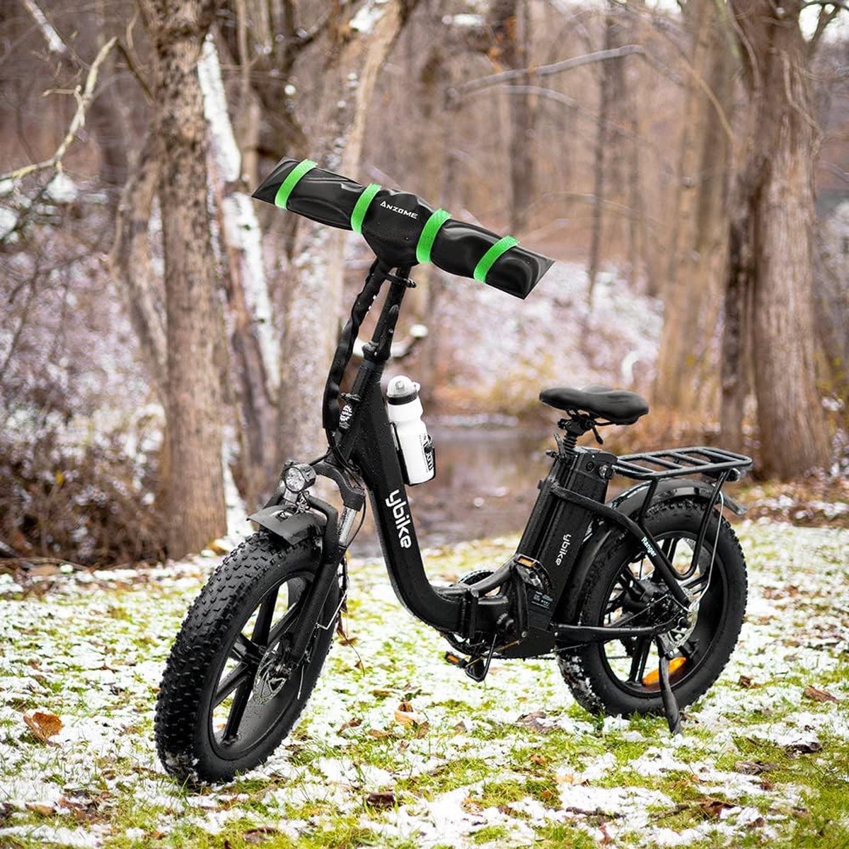 Ebike stuurbeschermhoes, 92 cm, transportbescherming, waterdicht en stofbestendig, regenbescherming, stuurbescherming, beschermhoes met waterdichte ritssluitingen en 4 klittenbandsluitingen