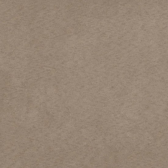 Taupe microvezelstof met een fijne textuur.