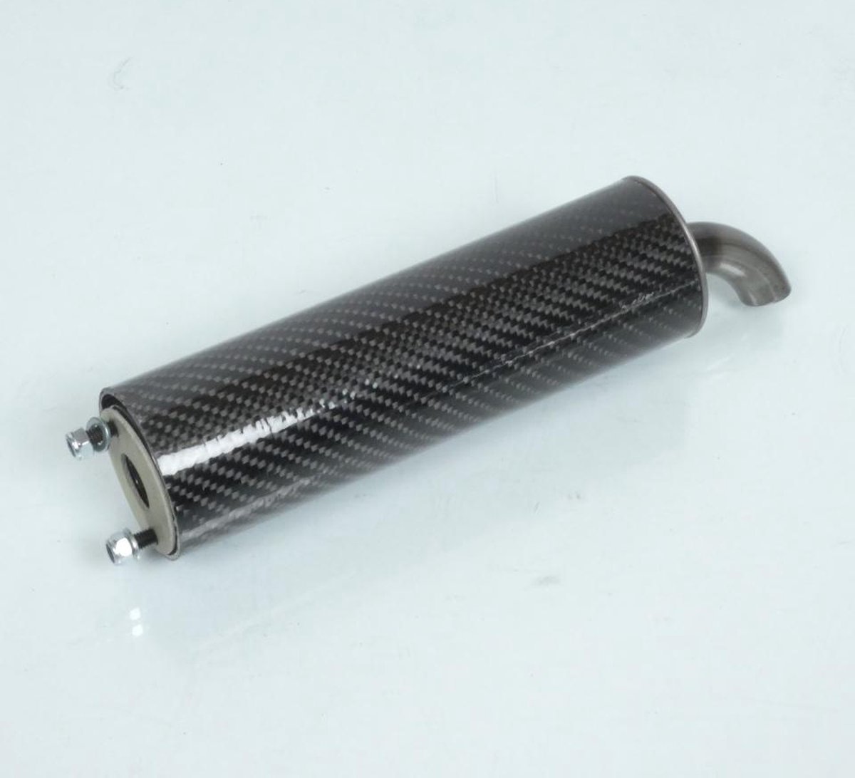 geluiddemper cartridge 2 schroeven 37mm carbon gelakt voor scooter