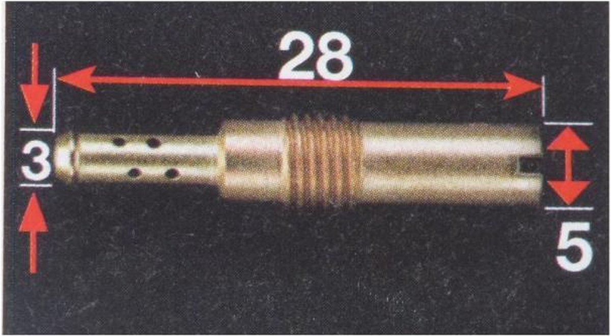 Gicleur de ralenti KEP35 pour carburateur Keihin moto N424-21-35 Neuf