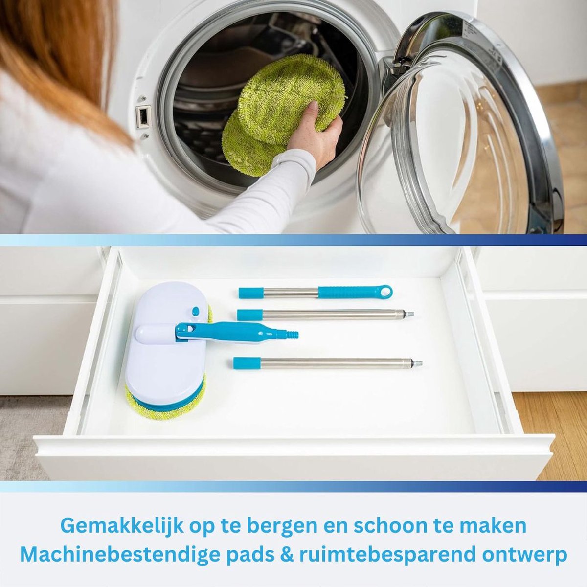ApexArte® Elektrische Dweil Vloerreiniger - Dweilsysteem - Mop