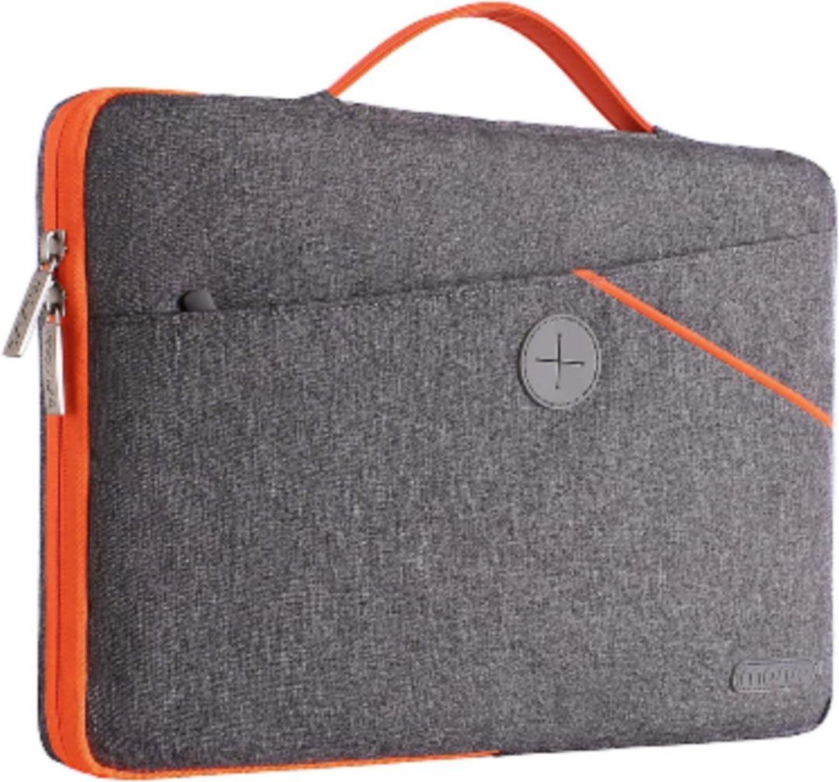 Heren Laptop Sleeve 13 inch 13.3 inch Grijs Fluor Oranje Voor