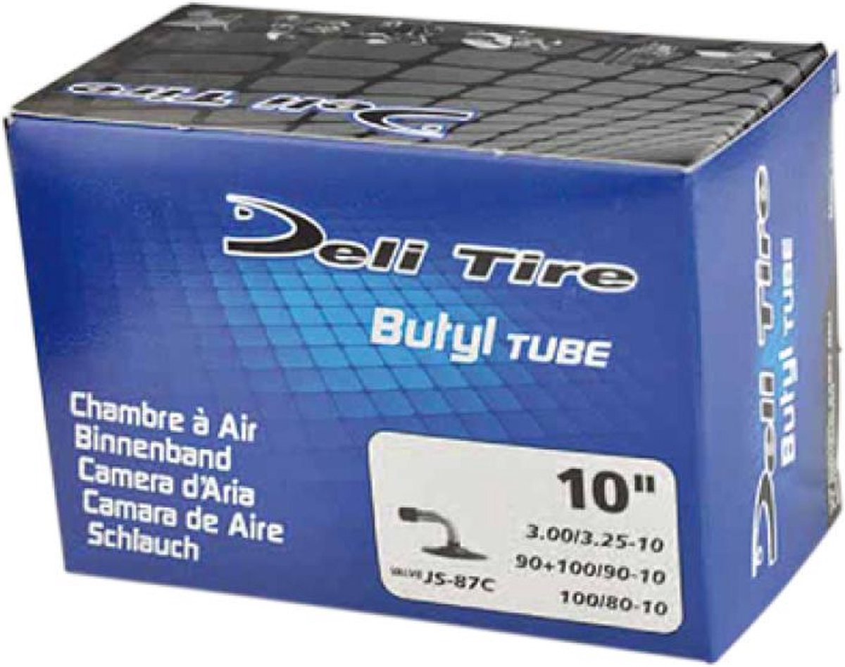 binnenband 3.00-10 3.25-10 90/90-10 100/80-10 u301 elleboogventiel voor scooter