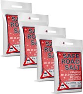 SAFE ROAD SALT® - Strooizout en Dooizout - 4 x 10 kilogram - Multipack - Totaal 40 kg