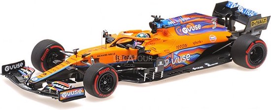 Decalcomanie 1:43 McLaren F1 MCL35M Abu Dhabi 2021 - Per Minichamps & Spark - Foto 5