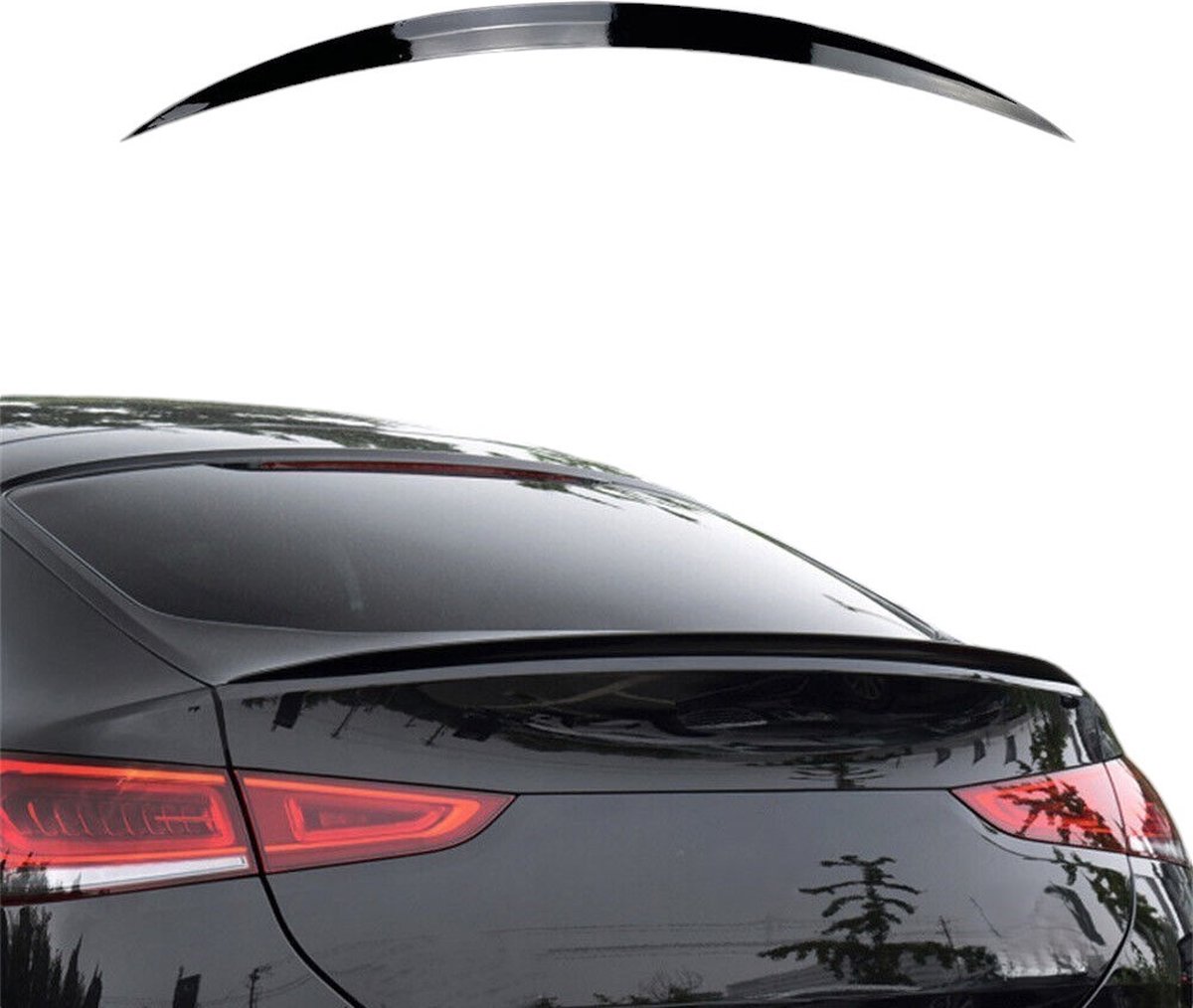 Kofferspoiler geschikt voor Mercedes-Benz GLE Coupé C167 (2020+) - Glanzend Zwart