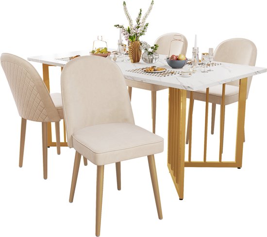 Albatros Salo Eetkamerstoelen, set van 2 stuks, zwart, modern en stijlvol, comfortabele gestoffeerde stoel, elegante keukenstoel, eetkamerstoel of eetkamerstoel in retro-look, fluweel