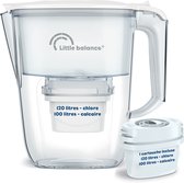 Bol.com Clear Filtering Carafe + 3 Little Balance Cartridges - 8592 - Reduced Microplastic Chlorine Limestone 25 L Ultra Fast Flow aanbieding