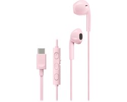 JVC HA-FR17UC - In-Ear USB-C Stereo Headset + Remote - Roze