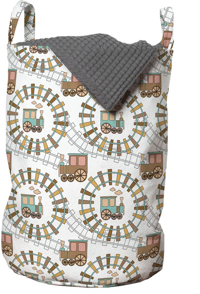 Goedkoopste Selbro ® Stijlvolle Waszak met Retro Treinontwerp en Handige Handgrepen