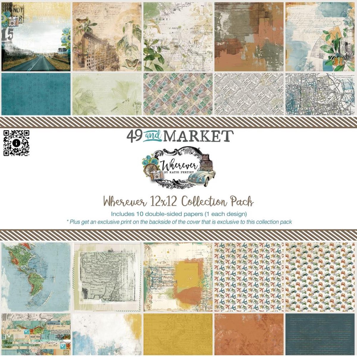 49 And Market - Wherever Collection Pack 12"X12"