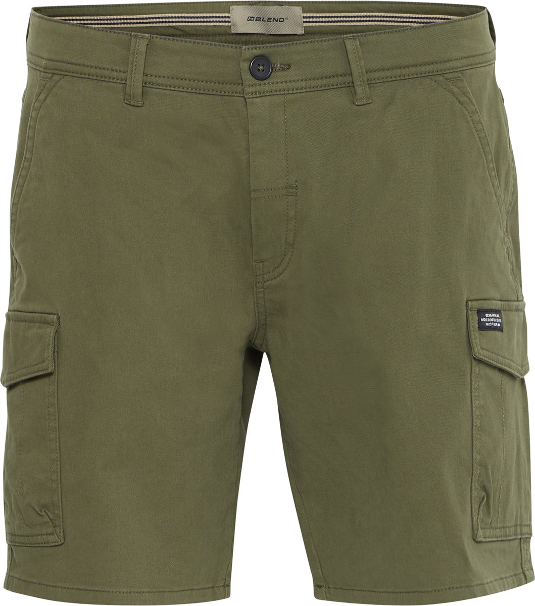 Blend Cargo Korte Broek Olive - Maat L