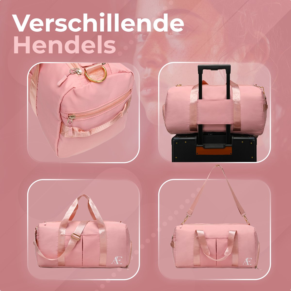 Aramae® Dames Sporttas - Roze thumbnail 5
