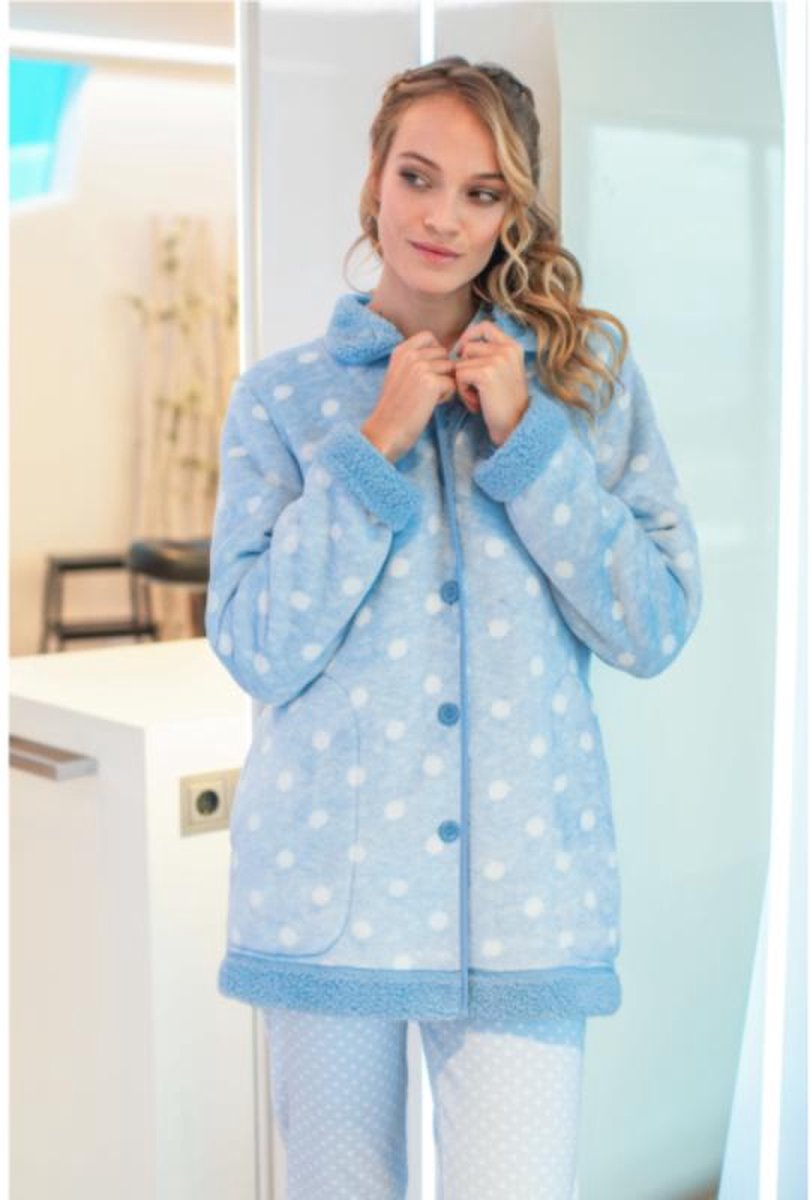 Barandi Filippa Badjasje kort Fil 13 Licht Blauw - maat L