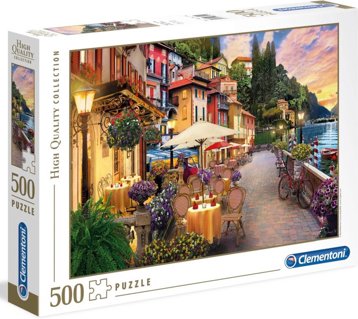 Clementoni - Puzzel met 500 stukjes voor volwassenen en jongens, collectie, De kasverzorgers, met poster, compacte doos, cadeau-idee voor dames en heren, Made in Italy, 49 x 36 cm, 35579