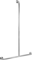 Badkamer glijstang/handgreep 110x70 cm (35-35) RVS gepolijst