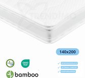 Bol.com Topper 140x200 XXL Bamboo Pure 3D Topper - Hybride - Topmatras Naturalis - 11cm dik - Matras Antibacterieel - Orthopedisch aanbieding