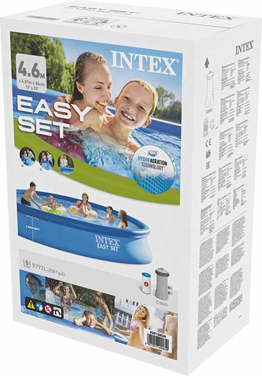 Intex Easy Set Pool Set - Ø 457 x 84 cm met filterpomp