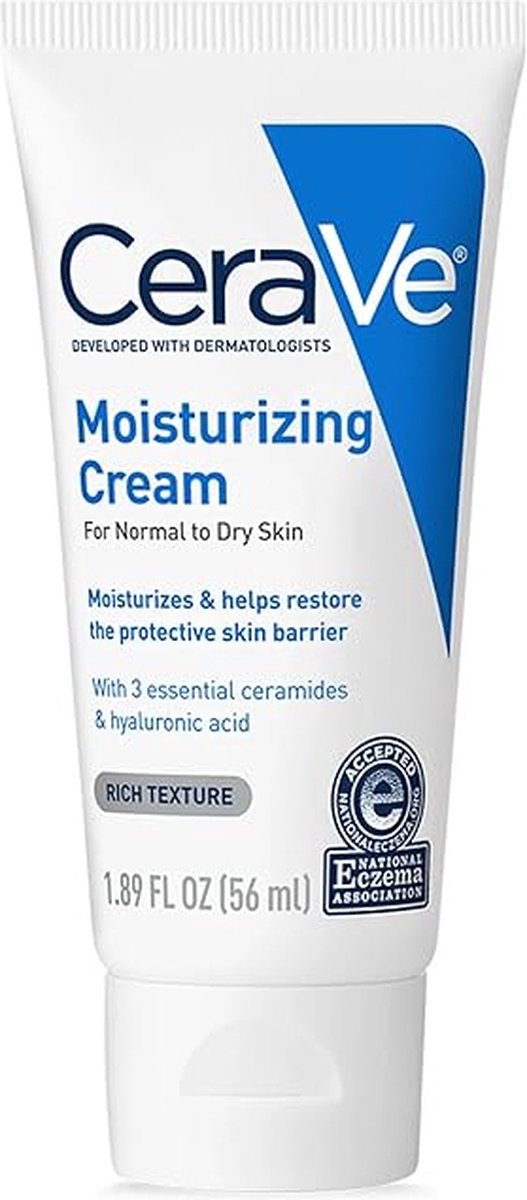 CeraVe - Moisturizing Cream - Body and Face Moisturizer - Dry Skin Travel Size - 56ml