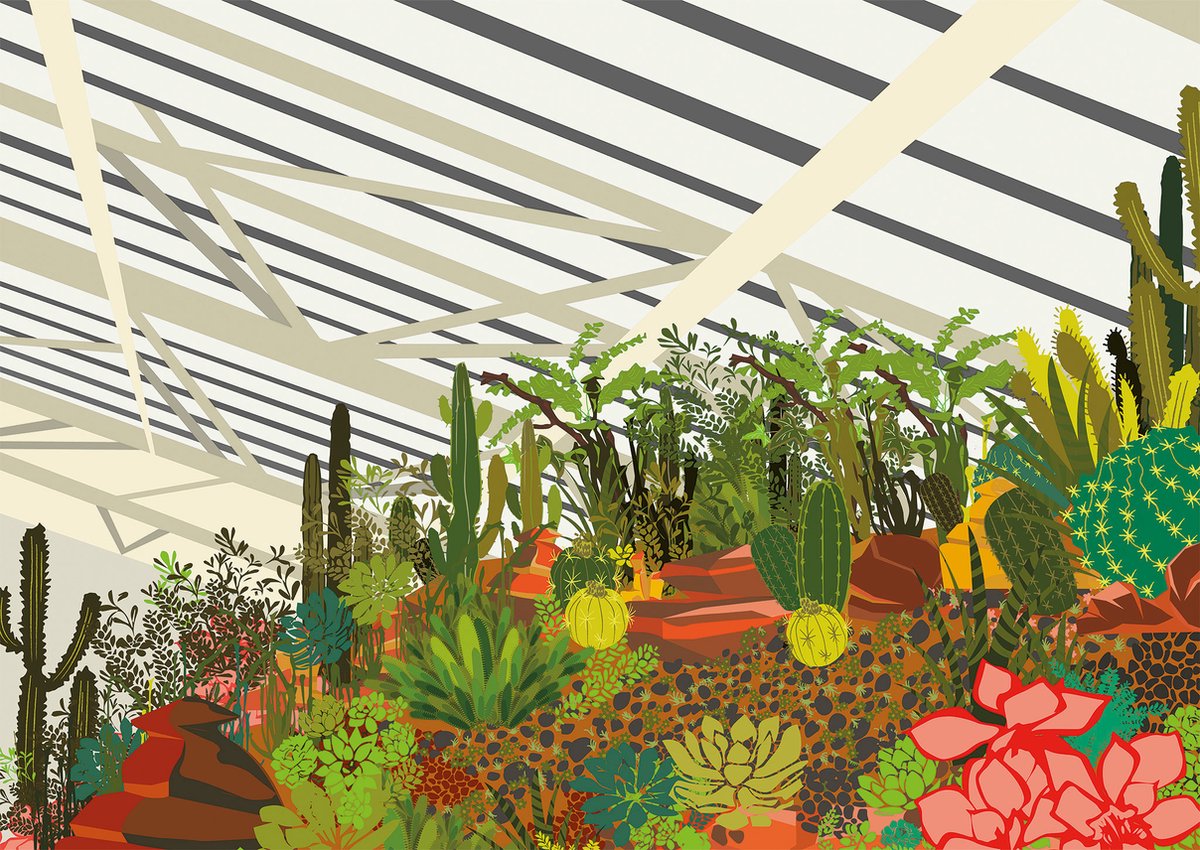 Brutalist Conservatory Puzzel (500 stukjes)