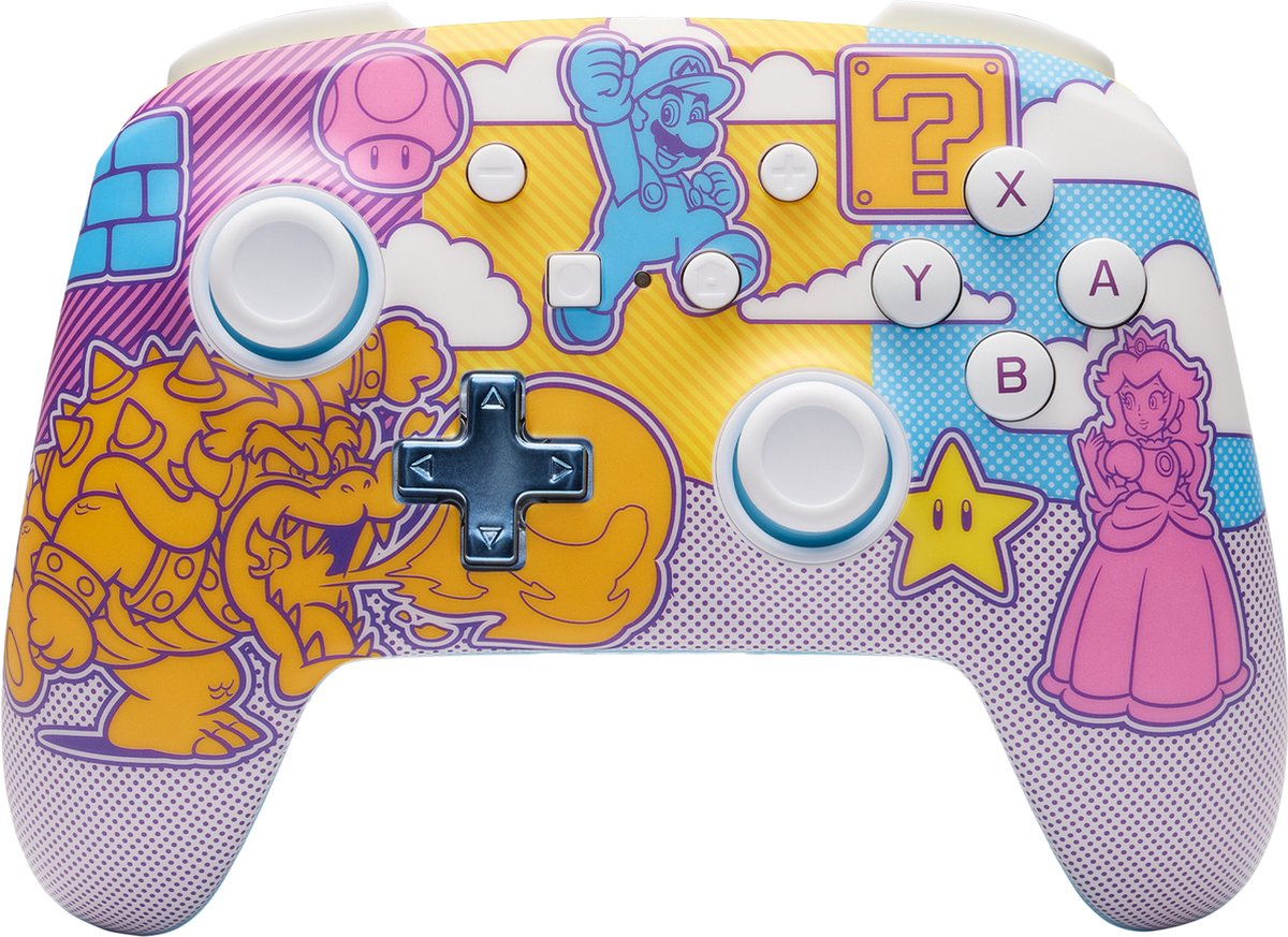 PowerA Geavanceerde Draadloze Controller voor Nintendo Switch - Mushroom Kingdom