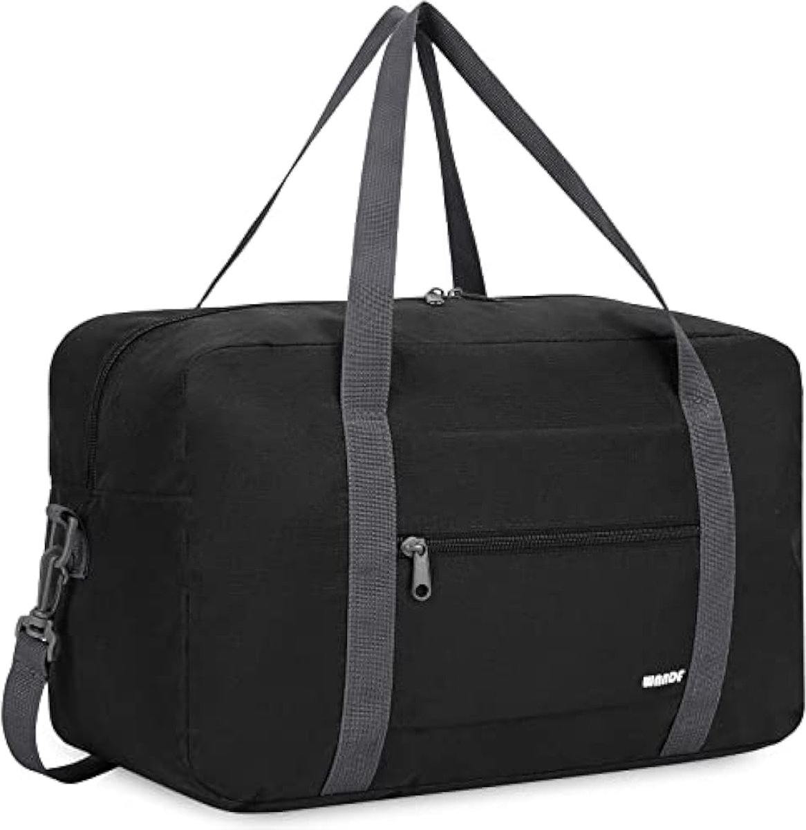Homesy - Sporttas, Handbagagetas, Ziekehuistas, Weekendtas, Reistas 40x20x25cm - Zwart 20L met Schouderband