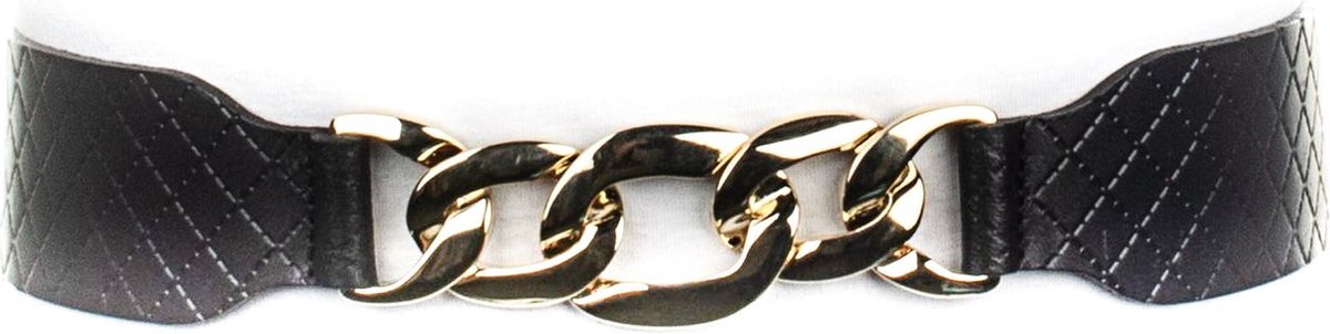 b.belt Leren Riem Giorgia Belt W85 Black Zwart
