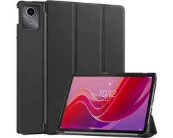 Cazy tablet Hoes geschikt voor Lenovo Tab M11 - TriFold Bookcase - Zwart
