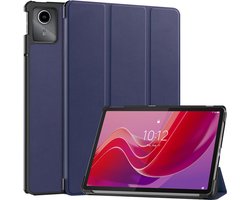 Cazy tablet Hoes geschikt voor Lenovo Tab M11 - TriFold Bookcase - Blauw