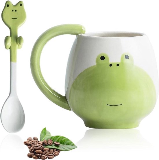 Beker hazen mok 420 ml, hazenbeker verjaardag, konijnenmok schattige
