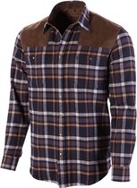 Browning Hemd - Heren - Francis - Geruit - Premium Jacht Merk - Blauw - S