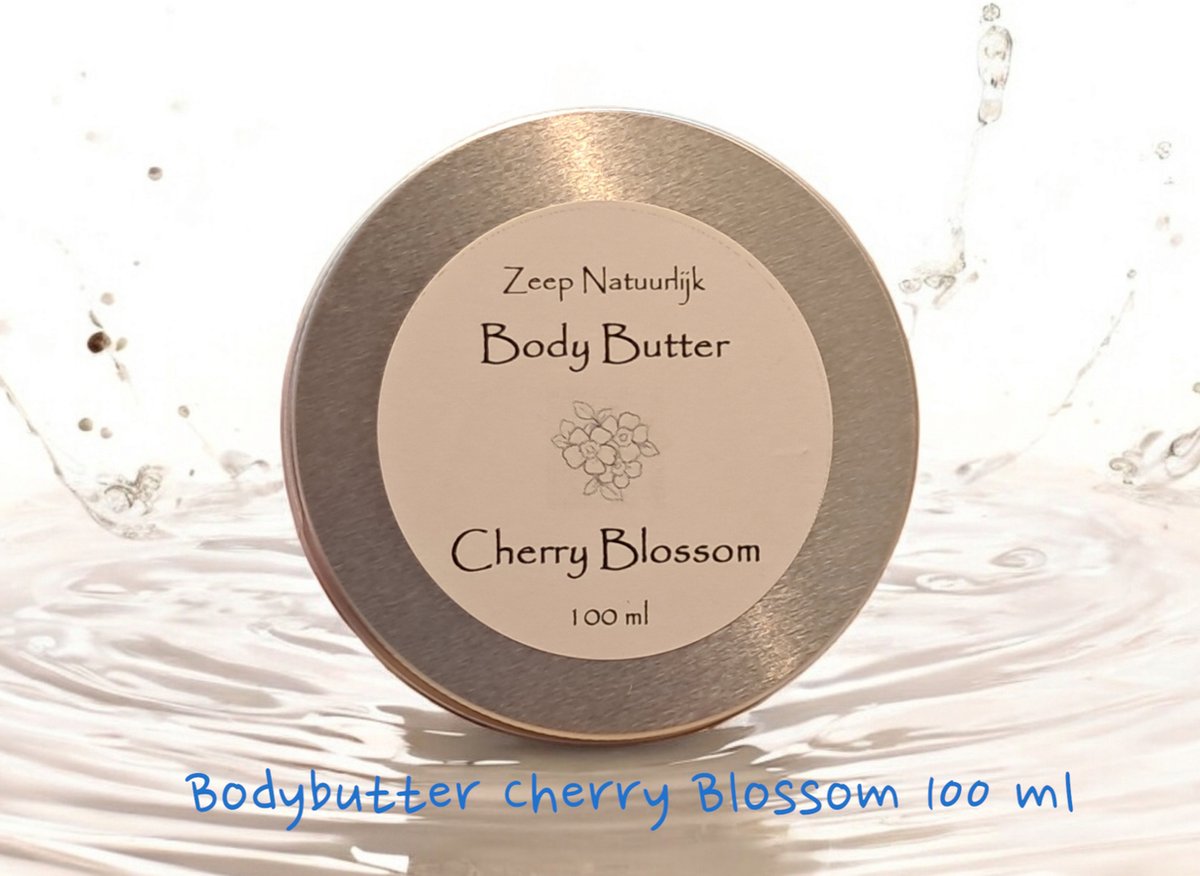 Zeep natuurlijk-Sjippewinkel - bodybutter. body crème- Cherry Blossom