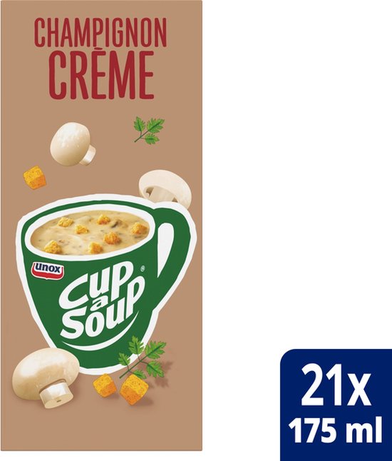 Unox Cup-a-Soup Champignon Crème - 21 x 175 ml