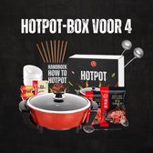 Bol.com HotPot-Box Compleet – Inclusief Servies Bouillon en Accessoires – Voor Gezellig Samen Koken en Dineren - 4 Personen aanbieding