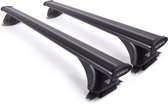 Dakdragers geschikt voor de Renault ESpace vanaf 2023 gesloten dakrailing - Aluminium - Hoog laadvermogen 100kg - Wingbar - Zwart - Merk Farad