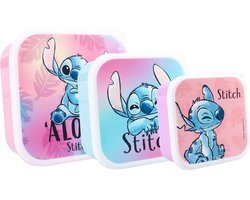 foto van Vadobag Lilo & Stitch Snackbox en Fruitdoos Groen - 3in1