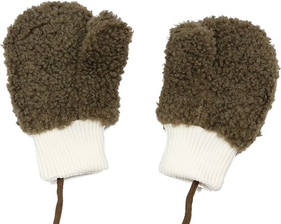 Pluchen Wanten met Voering met Koord - 2-4 jaar - Beertje - Crème | Mylinsé Pluchen Wanten met Voering met Koord - 2-4 jaar - Beertje - Crème | Mylinsé