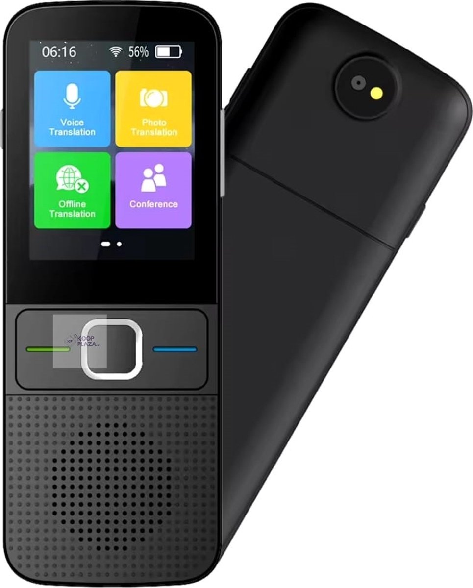 Yippiez® - Vertaalcomputer - Vertaal Apparaat - Zwart - Slimme Vertaler - 137+ Talen - Draagbare Vertaler - Lange Batterijduur