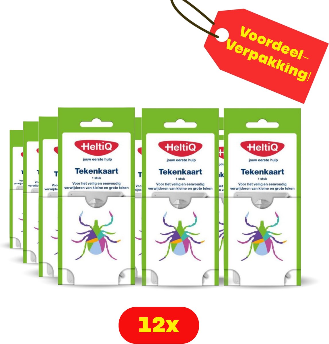Goedkoopste 12 x HeltiQ Tekenkaart - Voordeelverpakking!