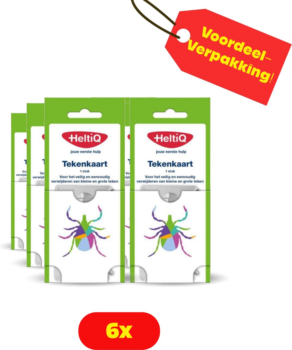 Goedkoopste 6 x HeltiQ Tekenkaart - Voordeelverpakking!