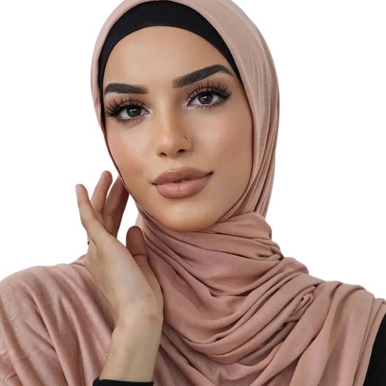 Foulard Nivard - Hijab - Femmes - Abaya - Écharpe - Vêtements islamiques - Vêtements musulmans - Alhamdulillah - Beige